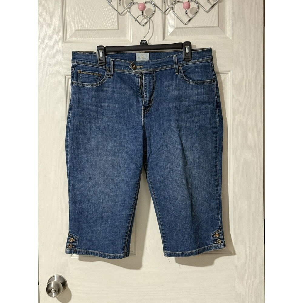 Levi's 515 Women's Medium Wash Denim Skimmer Shorts Jeans Size 12